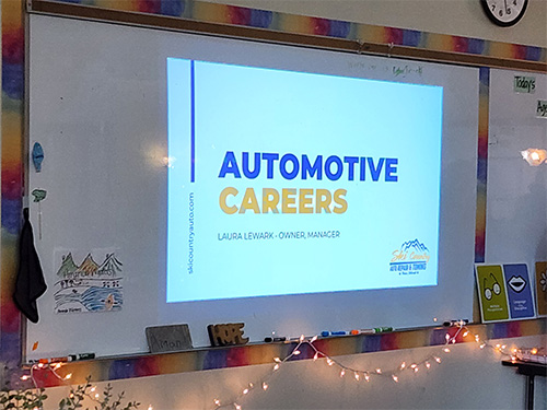 What types of careers can students purse in automotive repair or towing | Ski Country Auto Repair & Towing