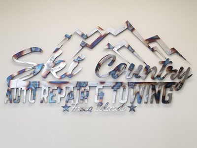 Sign | Ski Country Auto Repair and Towing